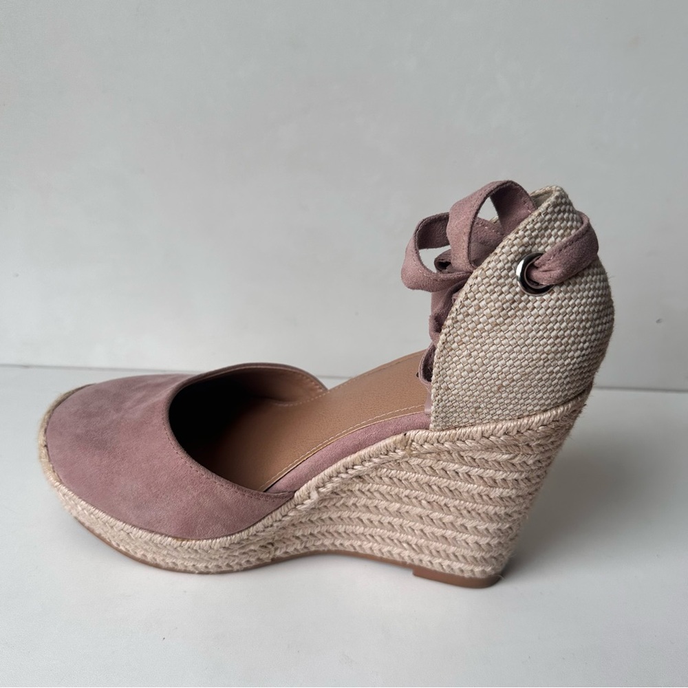 Torrid Women’s Dusty Rose Pink Espadrille Almond Toe Size:8 - Picture 8 of 12